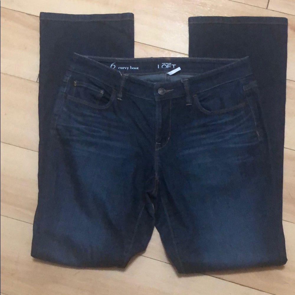 Loft Curvy boot jean
